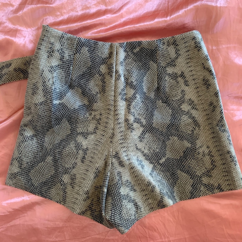 Zara faux snake skin skort - Picture 6 of 6